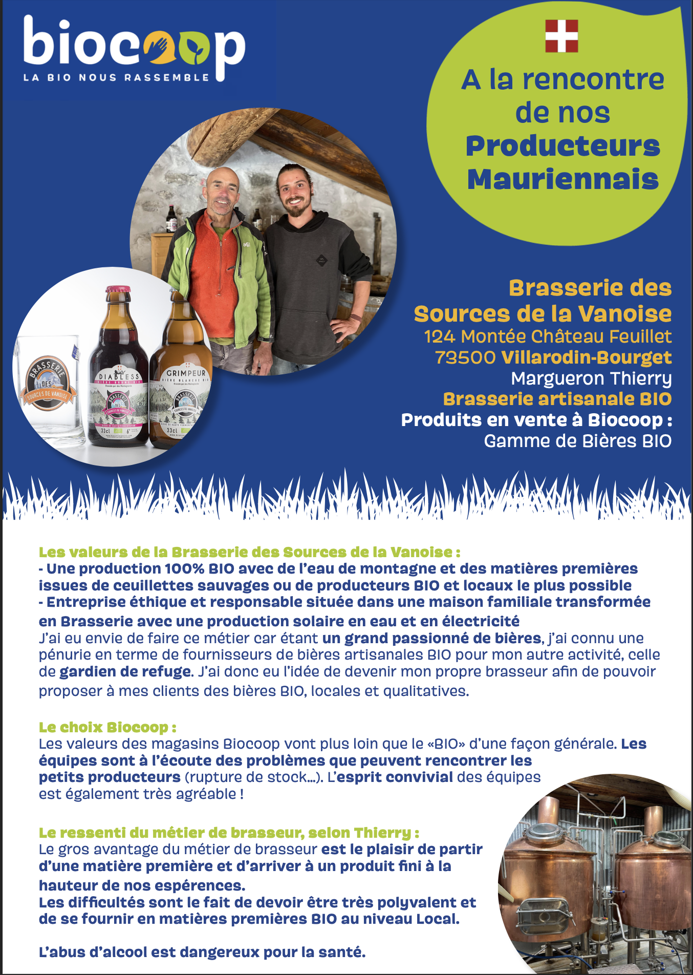 Brasserie des Sources de la Vanoise