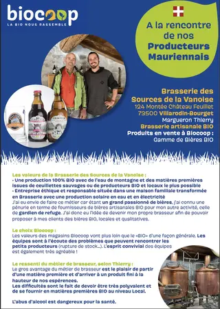 Brasserie des Sources de la Vanoise