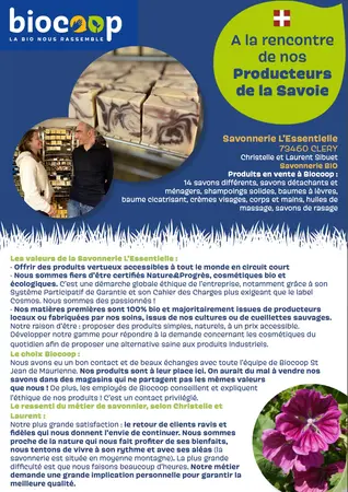 Savonnerie L'essentielle